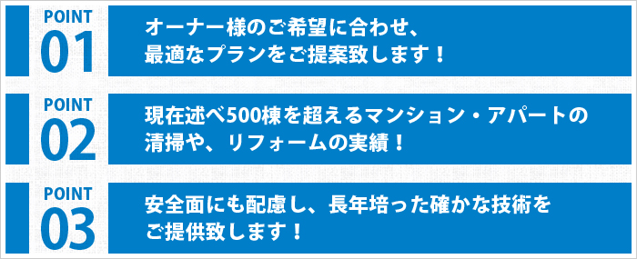 リブラッシュが選ばれる理由